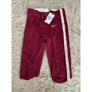 Nike Stock Vapor Pro Maroon White Football Pants CI3771-612 Mens Medium NWT $75